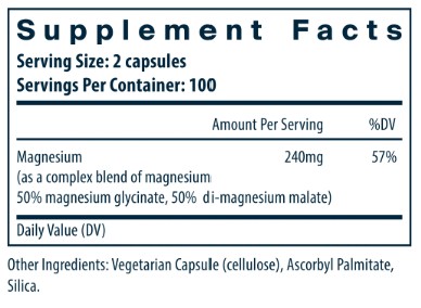 Magnesium Glycinate Malate 200 caps